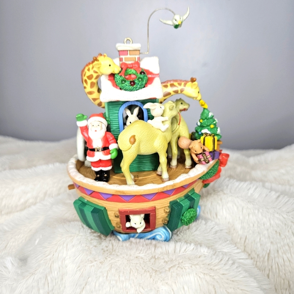 Ornament Lights, Motion & Music "Two by Two" Noahs Ark Heirloom Collection 1997 